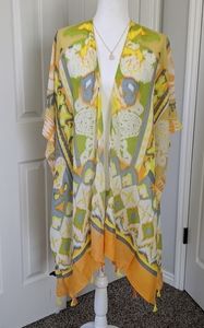 Shawl beach Cover up or kimono new!